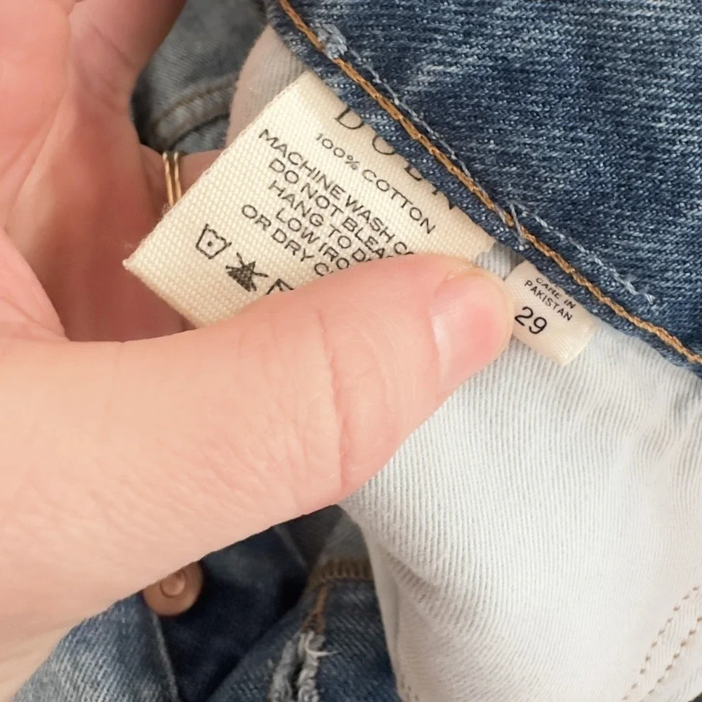 Doen Light Blue Straight Leg Jeans
